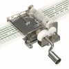 DIY Compose Music Spectrum Hand Crank Operated Punched Tune Paper Tape Music Box Movement + Hole Puncher + 20 Note Paper Strips 2