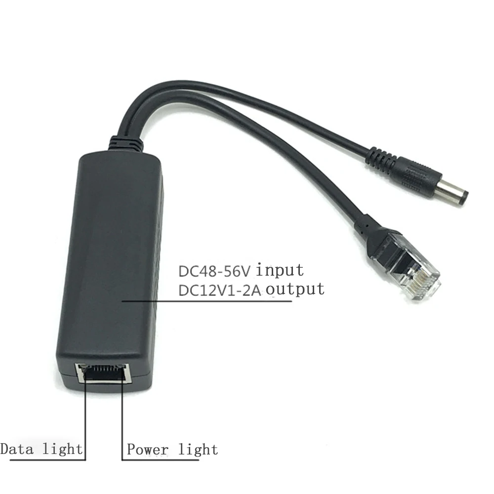 48 V сепаратор разделитель PoE IEEE 802.3AF/TF сети централизованный источник электропитания сетевой передатчик для наблюдения ГБ кабели