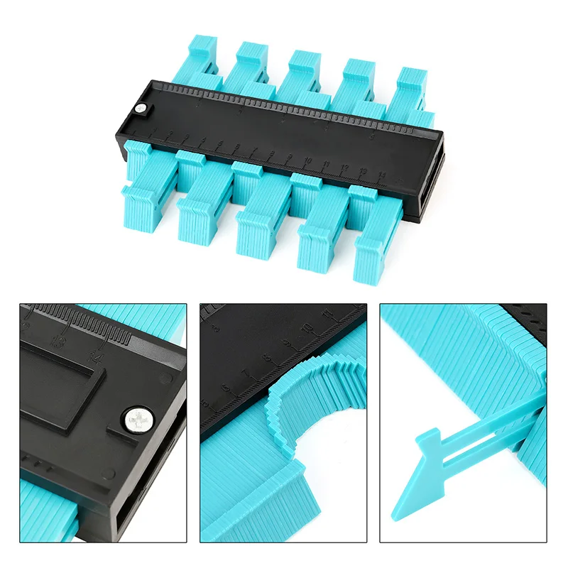 

Plastic Profile Gauge Profile Contour Gauge Tool Standard Gauge 6 Inch Width Wood Marking green