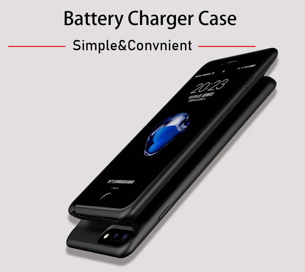 Батарея Зарядное устройство чехол для iPhone 6 6s 7 8 2500/3700/5000/7000 мА/ч Мощность банк