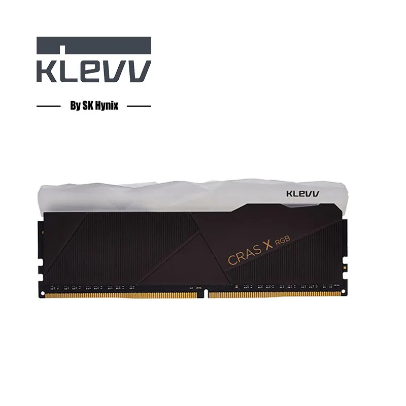 

Klevv CRAS-X RGB RAM 8GB DDR4 3200MHz 1.35V RAM for Desktop Gaming with high speed high performance Lifetime warranty