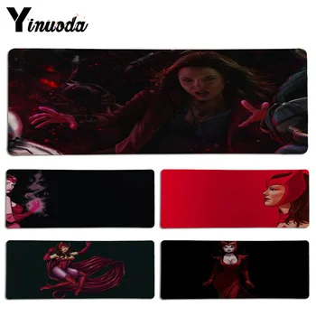 

Yinuoda New Printed Scarlet Witch Laptop Gaming Lockedge Mice Mousepad Size for 300*700*2mm and 300*900*2mm Game Mousepad