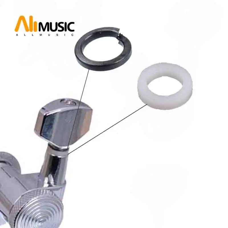 60 Sets Mounting Ferrules/Gasket/Washers for Guitar Tuning Peg Tuners
