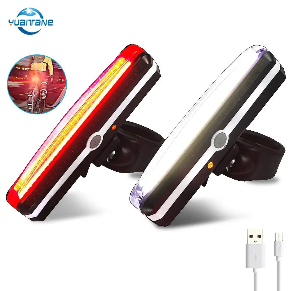 

Bicycle Light USB Rechargeable Front Bike Tail Rear Light Bike Flashlight for Bicycle Rear Light Cycling Waterproof Tail Light
