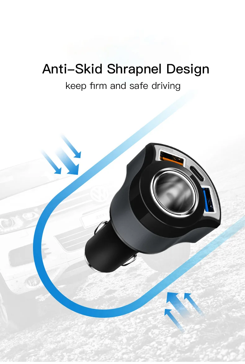 QC 3.0 USB Type C Car Charger (12)