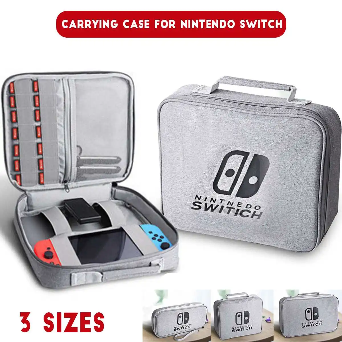

Oxford Cloth Protection Bag Game Machine Storage Box Accessories Protective Shell for Switch