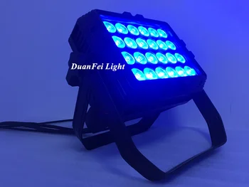 

8pieces outdoor waterproof led 24x10w rgbw wall washer dmx ip65 wash led waterproof led par rgbw spot par light