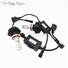 2PCS 50W 8000LM 2016 Plug&Play Led H11 6s Car Headlight Bulb For Philips lamp beads Cold White 6000K-6200K HI/LO Conversion Kit