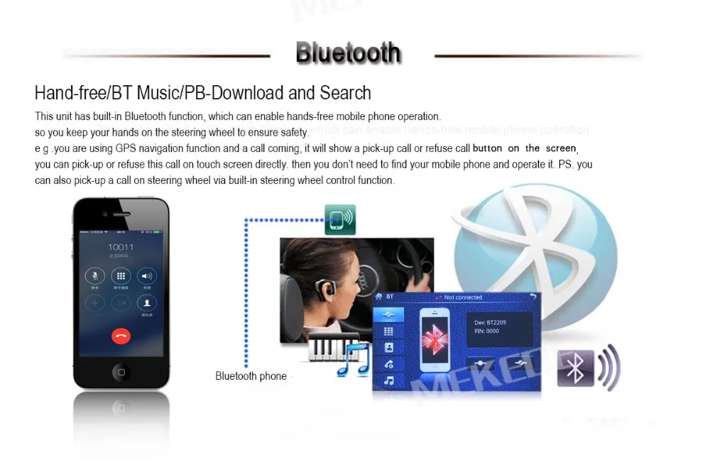 Best MEKEDE with Russian menu Car radio player for Geely GC5 with  Multi-Media bluetooth 10EQ band GPS navi free 16GB map 19