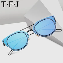Cat Eye Polarized Sunglasses Men Women Metal Frame Design Eyewear Accessories Goggles Vintage Sexy Shades Driving Sun Glasses