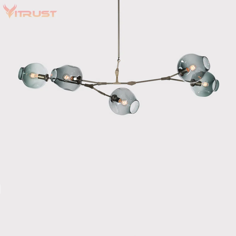 

Nordic Modern Lindsey Adelman Led Lighting Globe Branching Bubble AC110V 220V Modern Led Lighting Art LED Lindsey pendant lamp