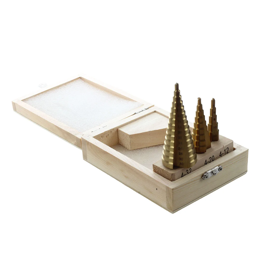 Brand New Set of 3 Drills Cutters Floors Conical HSS steel Brand New Set of 3 Drills Cutters Floors Conical HSS steel