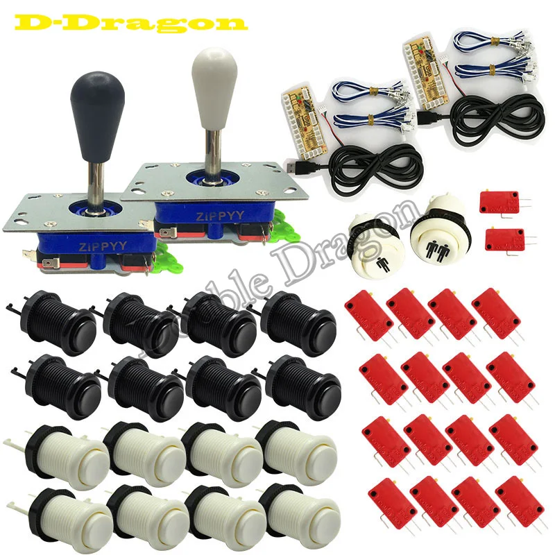 

DIY Arcade game parts USB Zero Delay USB Encoder 8 Way Classic Arcade Joystick American style Push Button