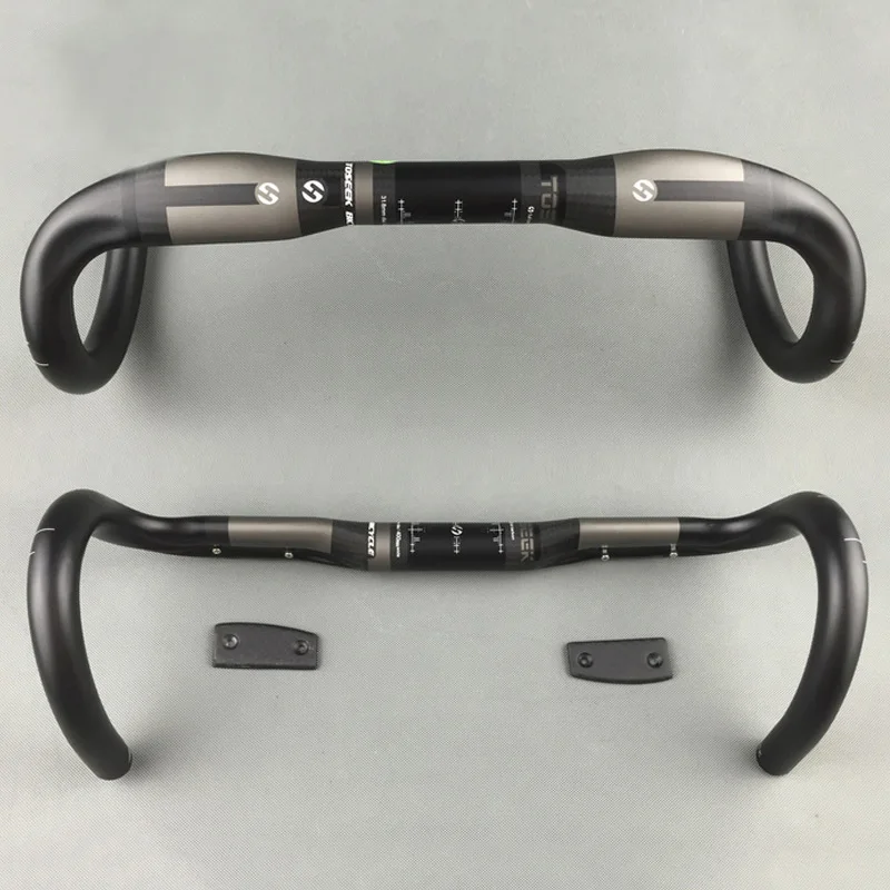 Full Carbon Fiber Ultralight Road Handlebar Bent Bar Handlebar 31.8mm