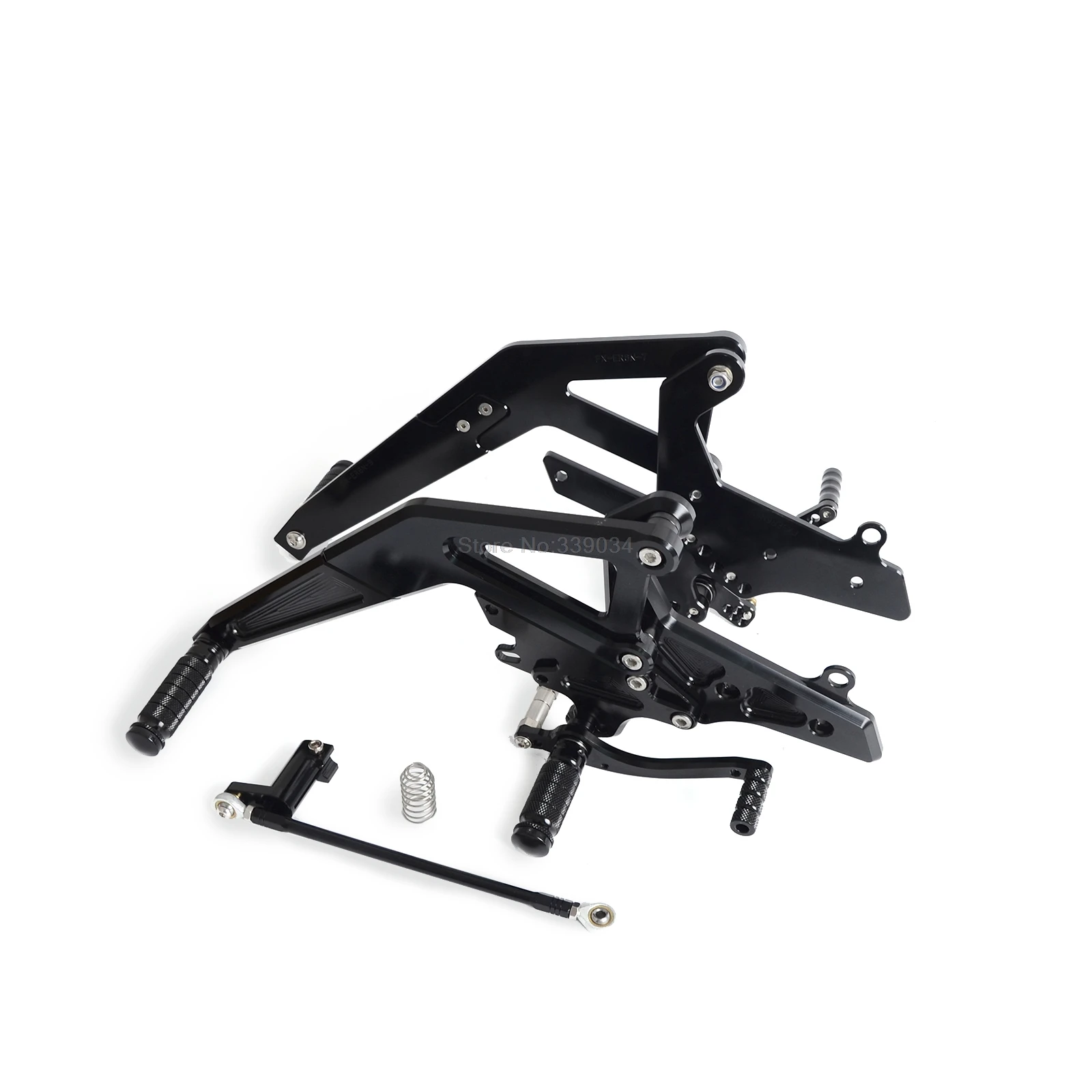 NICECNC мотоцикл Rearset регулируемая подножка подножки для Kawasaki Ninja 650 EX650 ER 6N ER6N 6F ER6F 2012