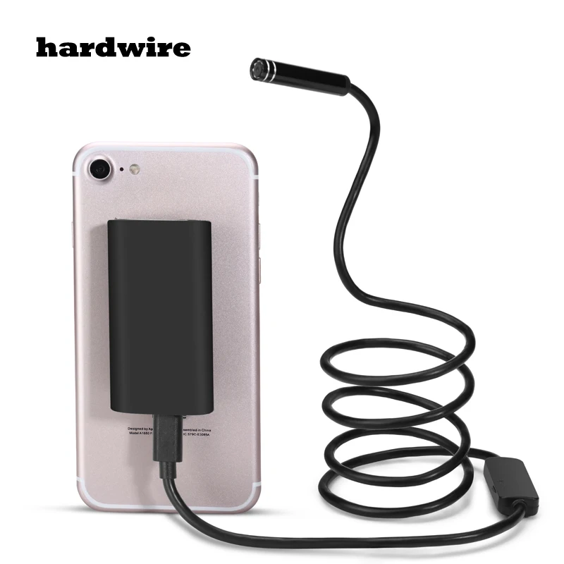 Antscope Wifi Endoscope 8mm 2/5/7/10M Hardwire Endoscopio Android 720P iOS Iphone 7mm Softwire Endoscope Camera USB Endoskop 30