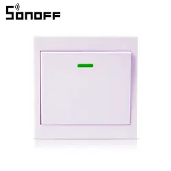 SONOFF беспроводной пульт дистанционного передатчика 1 канал Sticky RF TX Smart для дома гостиная спальня 433 мГц 86 настенная панель для умного дома