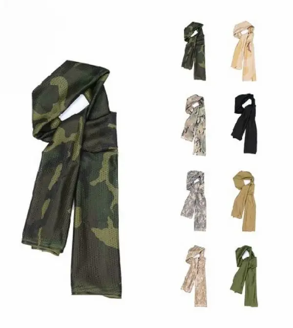 Tactical Military Hunting Paintball camouflage Sniper Cover Multi Scarf