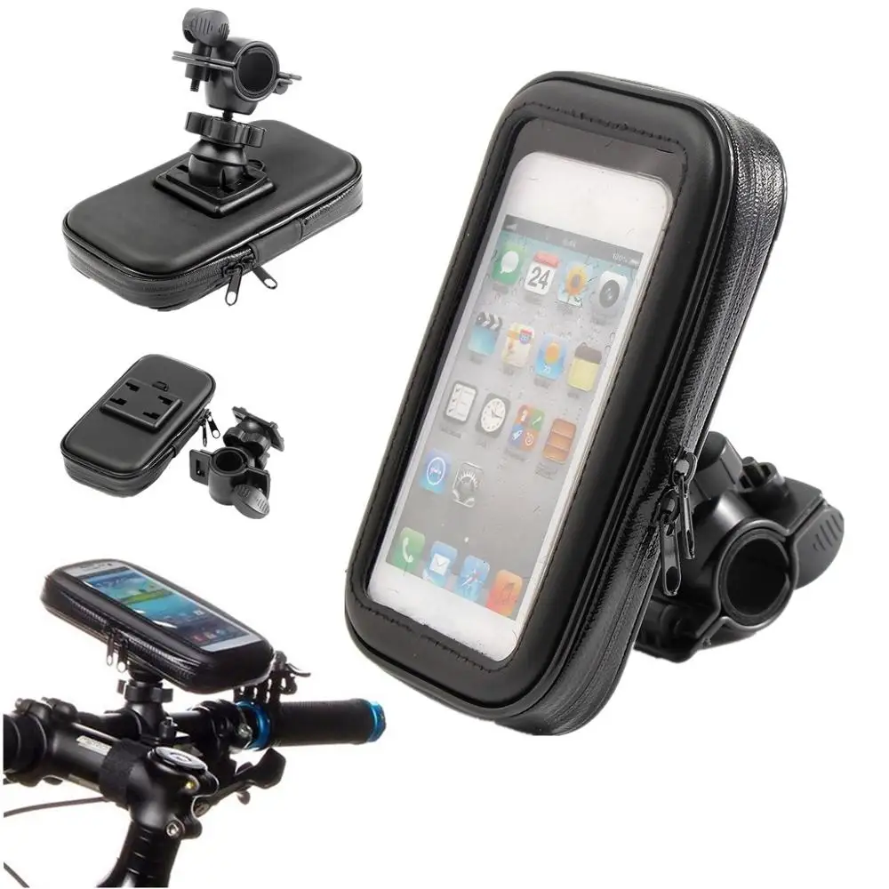 

Motorcycle Bicycle Bike Phone Cell Phone GPS Handlebar Mount Holder Waterproof Motorbike Cycling Bag Case For Cell Phone GPS