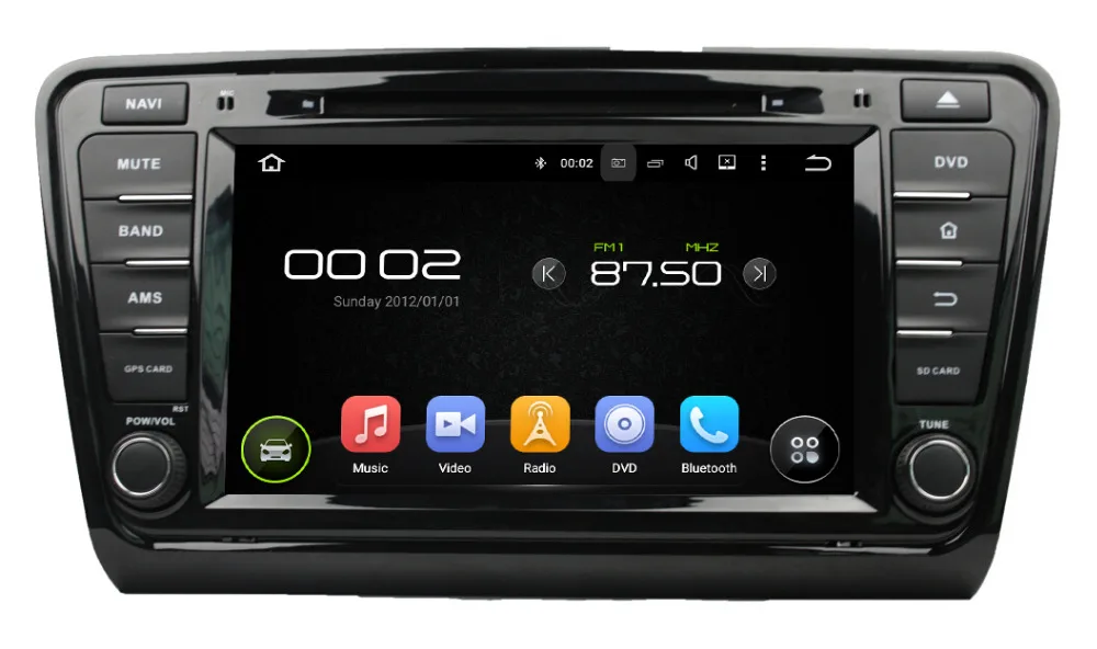 Quad-Core-Android-5-1-Car-DVD-GPS-Navigation-for-Skoda-octavia-2014-2015-with-Bluetooth