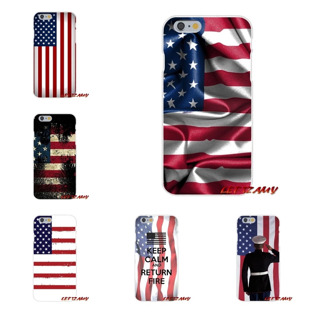 

Silicone Phone Case Covers For Samsung Galaxy S3 S4 S5 MINI S6 S7 edge S8 S9 Plus Note 2 3 4 5 8 Us Army Usa Flag Military Proud