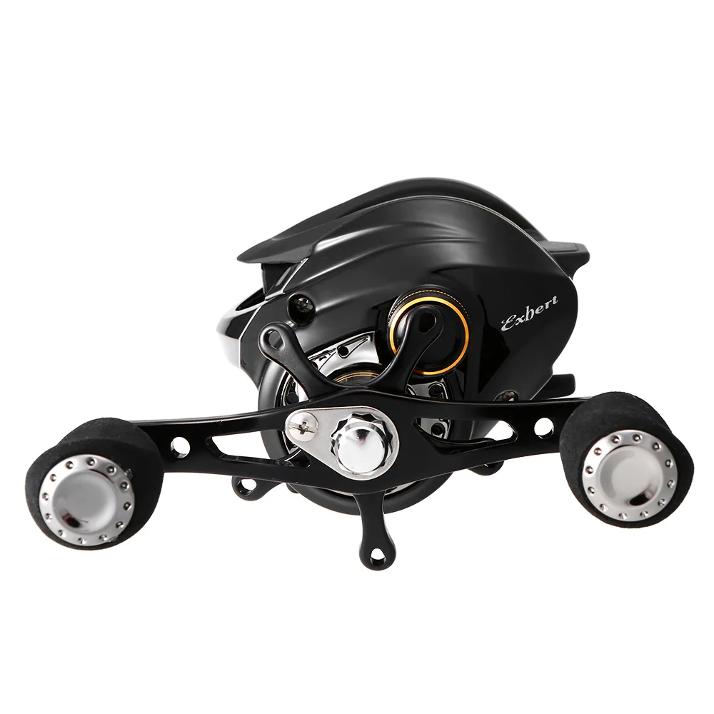 Rolamentos de Esferas Carretel de Arremesso Pesca da Carpa 12 + 1 Sistema Freio Magnético Relação Engrenagem Isca Fundição Carretel Pesca 6.3: 1 14 High Quality Esporte e Lazer