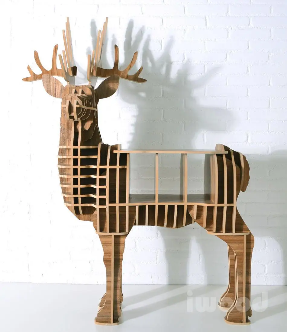 Олень столик головоломка животных многофункциональная мебель МДФ ...