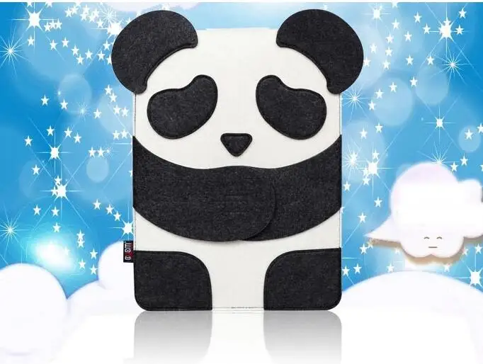 Wool Felt Laptop Bag for MacBook Air Pro 11 13 14 15 Notebook Sleeve Case for Apple Mac 13.3 15.4 Inch Cute Cartoon Character