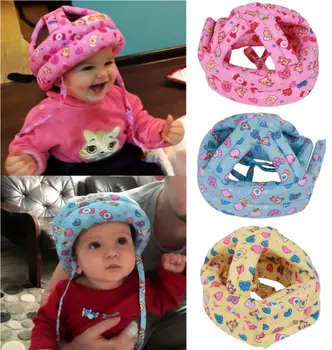 

Baby Toddler Cap Anti-collision Protective Hat Baby Safety Helmet Soft Comfortable Head Security&Protection Adjustable