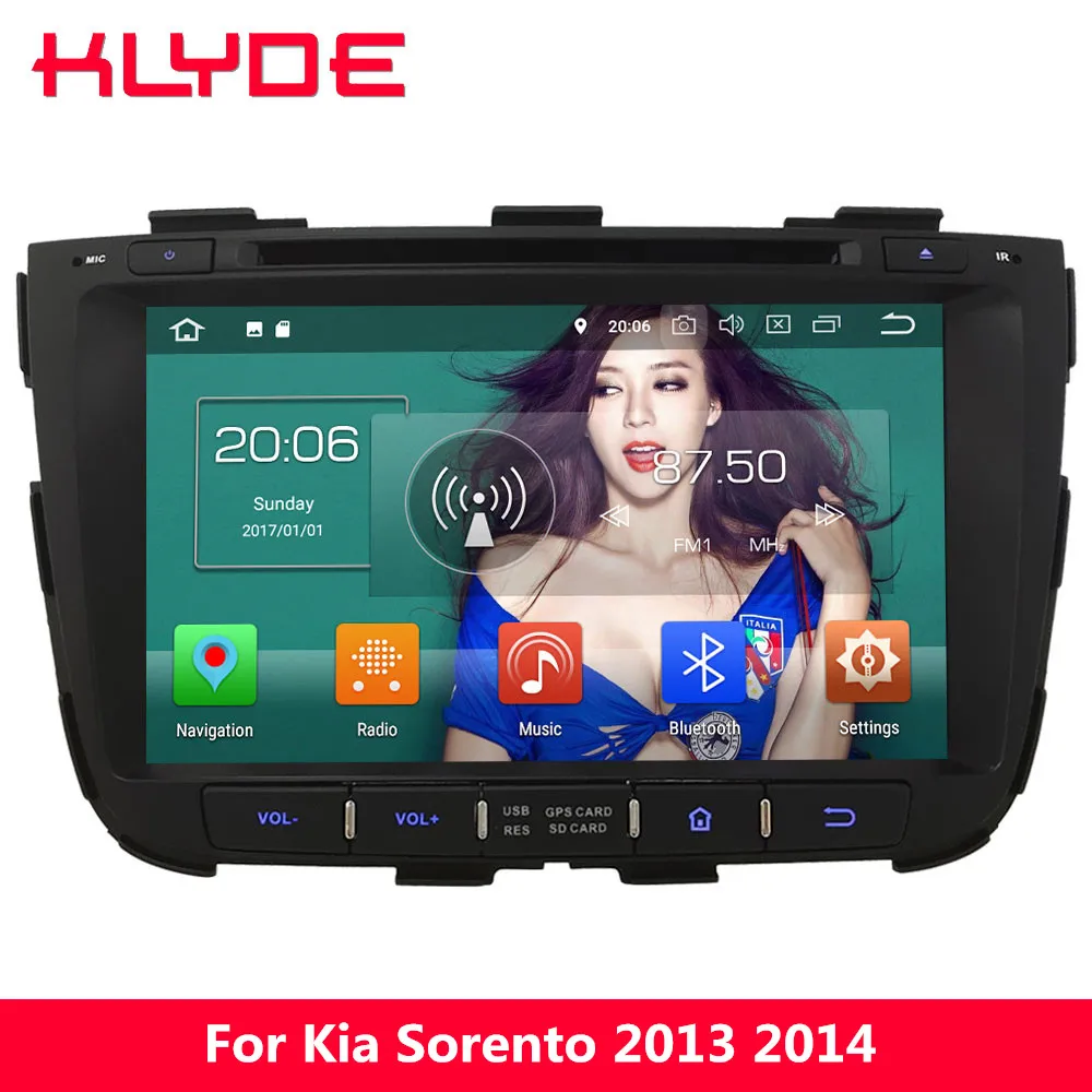 Top KLYDE 8" 4G WIFI Android 8.0 Octa Core PX5 4GB RAM 32GB ROM FM Car DVD Multimedia Player Radio Stereo For Kia Sorento 2013 2014 0 Top KLYDE 8" 4G WIFI Android 8.0 Octa Core PX5 4GB RAM 32GB ROM FM Car DVD Multimedia Player Radio Stereo For Kia Sorento 2013 2014 0