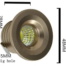 Светодиодные потолочные прожекторы 3W 220V круглые/квадратные Shap AC85-265V