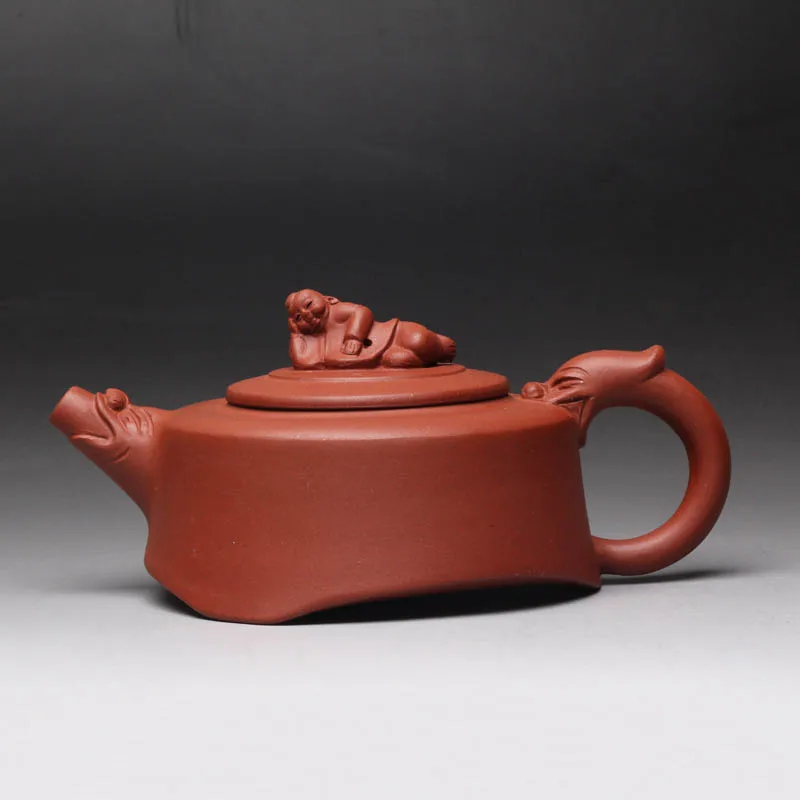 270ml Handmade Authentic Yixing Zisha Teapot Dragon Son Tea Pot Big