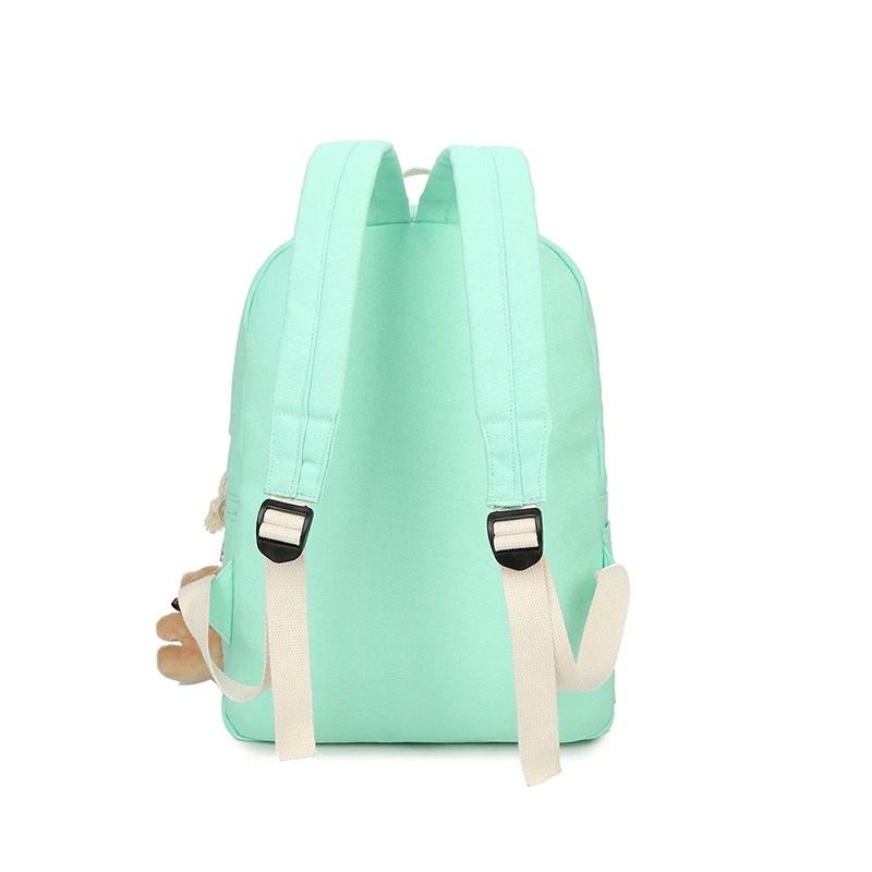6 комплектов холщовые школьные рюкзаки для девочек и подростков|girls backpack|canvas school