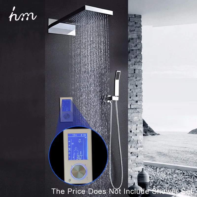 hm Digital Shower Controller,LED Touch 3 Way Thermostat Shower Controller,Display Control System,LCD Smart Temperature Mixer (2)