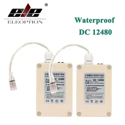 ELEOPTION 2 шт. Водонепроницаемый DC 12 В 4800 мАч DC 12480 Li-Ion Перезаряжаемые Батарея для видеонаблюдения Камера с ЕС/ США Plug