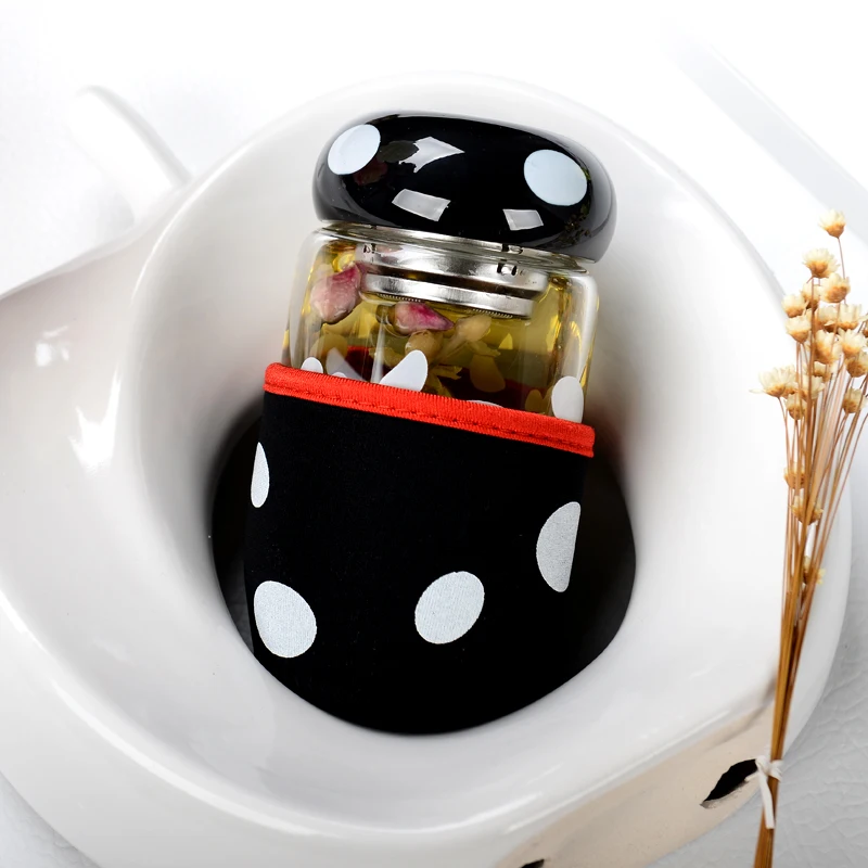 Новинка года креативная кружка в форме гриба для путешествий портативный фильтр для заварки чая кружка для путешествий с крышкой