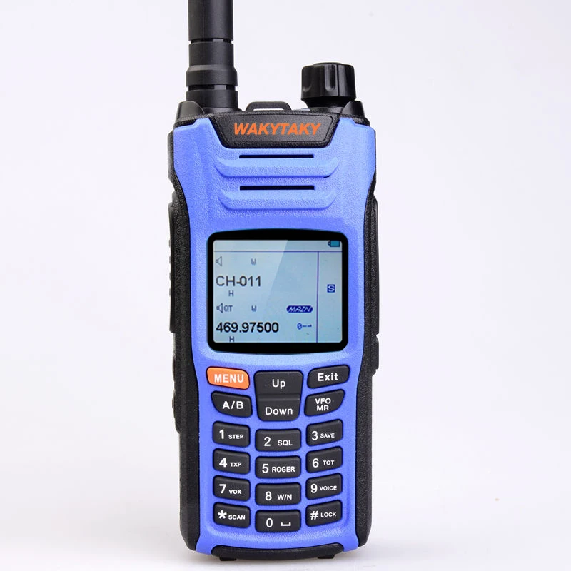 WAKYTAKY UV68D портативная рация 10 км 136-520 МГц 3800 мАч двухсторонняя для любителей с