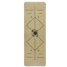 

High Quality Body Line Lotus Colorful Cork TPE Yoga Mat 6MM Eco-Friendly Non-Slip Training Mat Fitness Exercise Mats Pilates Pad