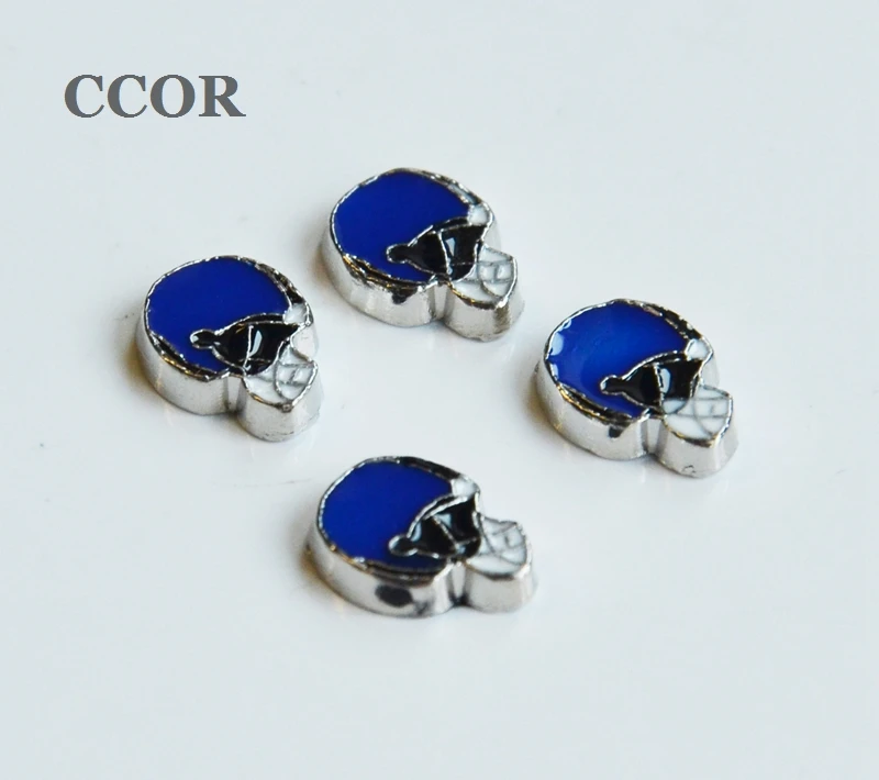 Hot Selling! 20PCS Helmet floating locket charms, Fit floating charm lockets
