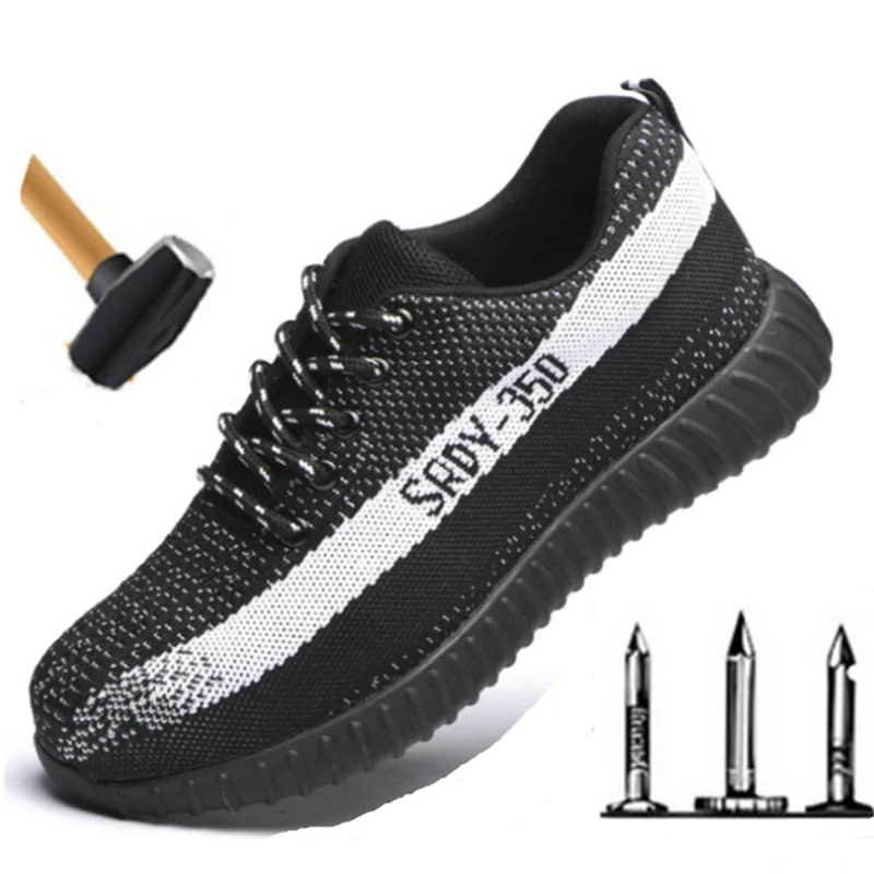

37-46 New Men's Plus Size Outdoor Steel Toe Cap Military Work & Safety Boots Shoes 350 Men Camouflage Army Puncture Proof Boots