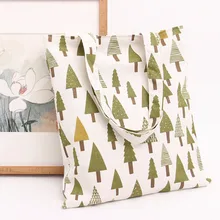 1 шт. модные женские сумки Повседневная эко-сумка сумки на плечо холщовая Защита окружающей среды мама хозяйственная сумка