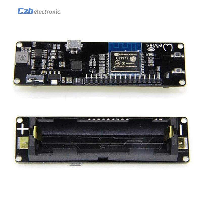 

WeMos D1 Esp-Wroom-02 Motherboard Mini-WiFi Nodemcu ESP8266 Module 18650