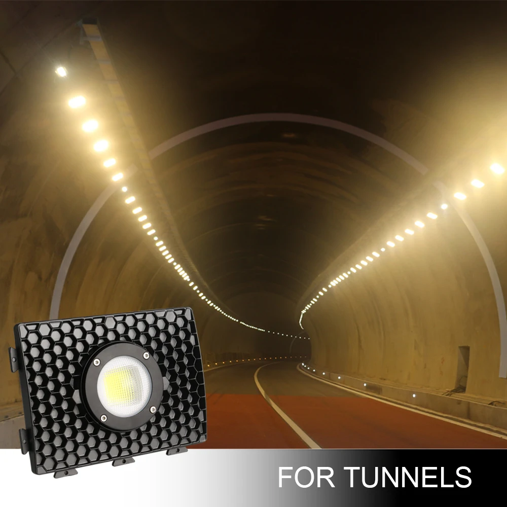 

50W Led Flood Light AC220V COB Floodlight Fixture IP67 Waterproof Projector Lighting For Outdoor Garden/Tunnel/Square