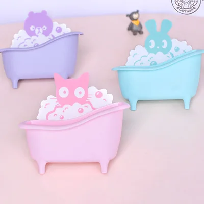 

Multifunctional Bathtub shape sticking type storage box 17*6.5*10.5cm free shipping