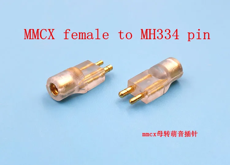 MMCX 0,78 ie80 qdc FitEar JH exk контактный адаптер 0,78 мм мама к mmcx pin 1 пара(2 шт - Цвет: mmcx female to MH334