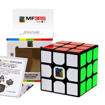 

New Sale MoYu Meilong 3x3x3 Magic Cube Mofangjiaoshi 3Layer MF3RS 3x3x3 Cube Magic Cube Black Puzzle Cube Toys For Children Gift