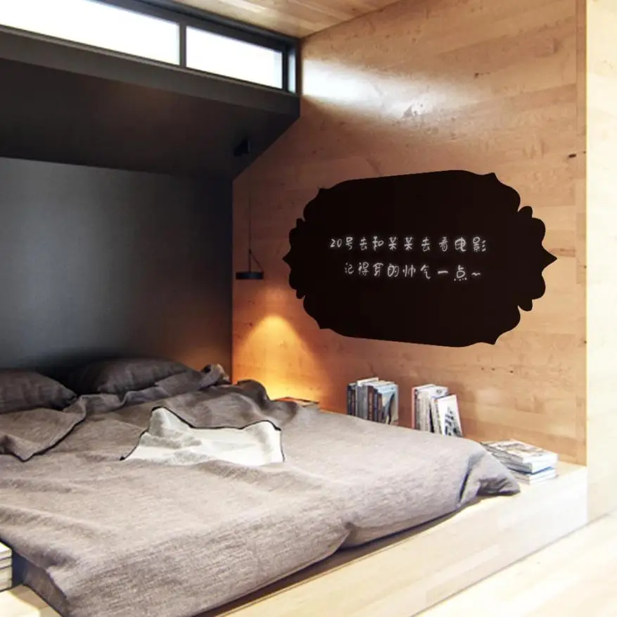 

Home Decor Week Plan Calendar Chalkboard MEMO Blackboard Vinyl Wall Sticker wall sticker Home Deco mirror JU31