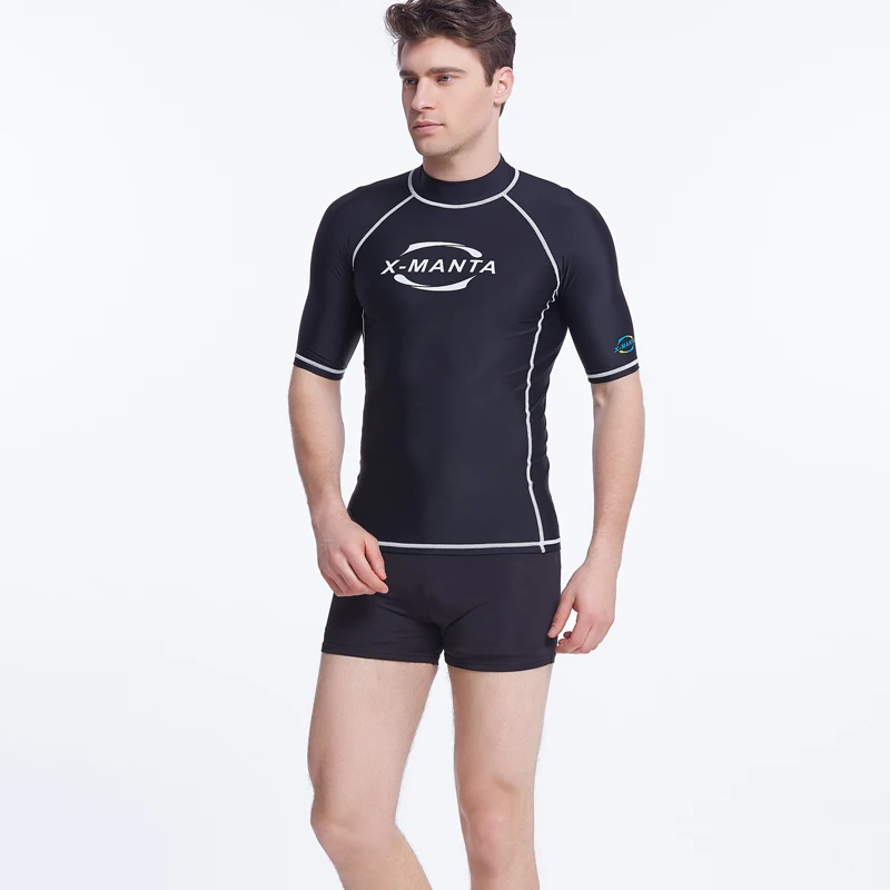 Женский купальник с коротким рукавом и надписью размеры 3XL|swim rashguard|rash guard