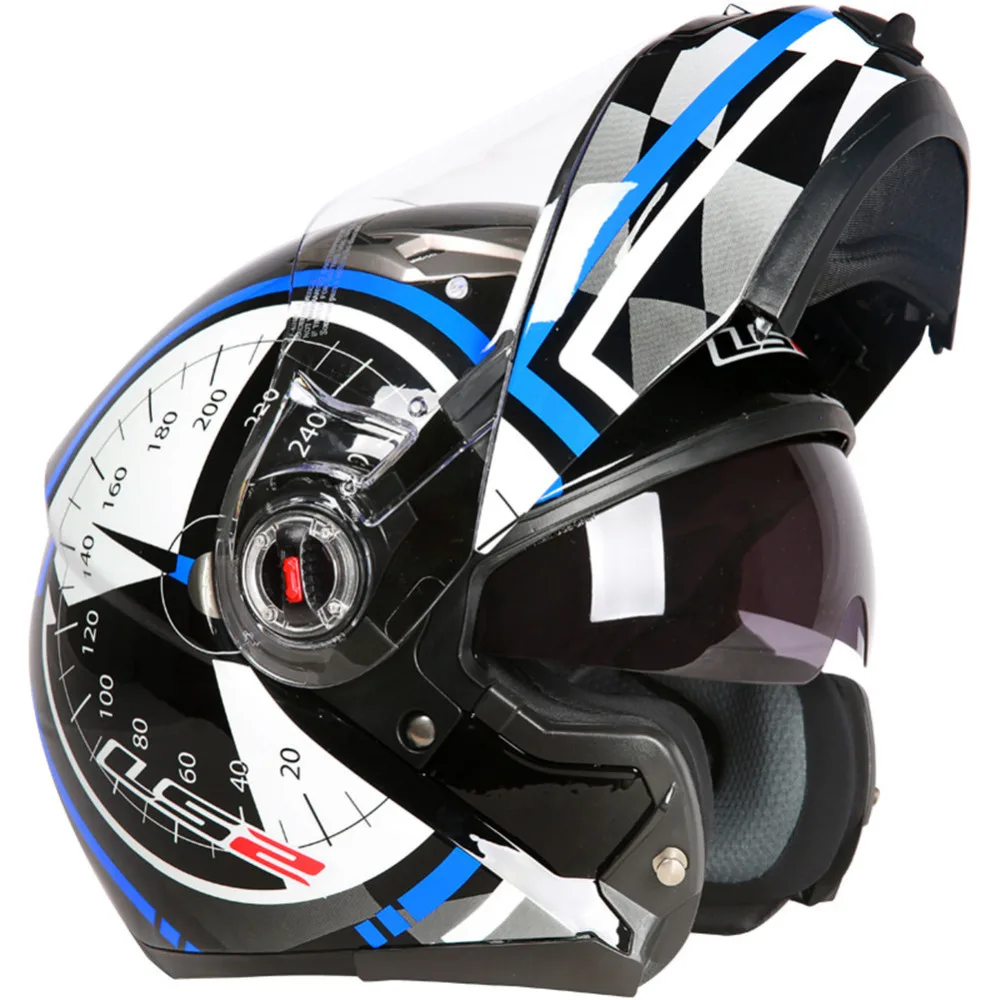LS2 откидной мотоциклетный шлем с полным лицом модульный Casco Capacete открытый мото