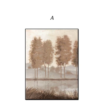 

100% Hand Painted Abstract Gold Tree Oil Painting Canvas Wall Decor Art Unframed Modern Home Wall Decor Free Shipping Painting